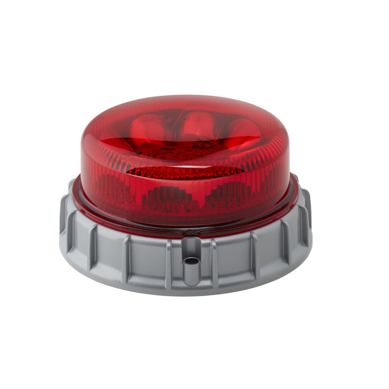 HELLA 2XD 011 557-121 LED-Blitz-Kennleuchte - K-LED 2.0 F - 12/24V - rot