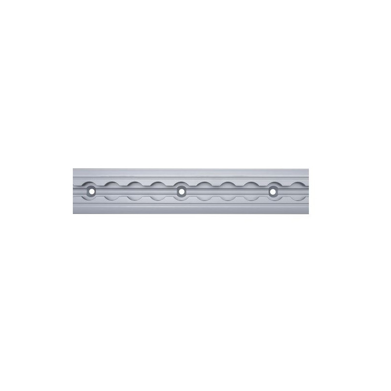 Airlineprofil, Airlineschiene, Ankerschiene grau Aluminium eloxiert 2997 mm