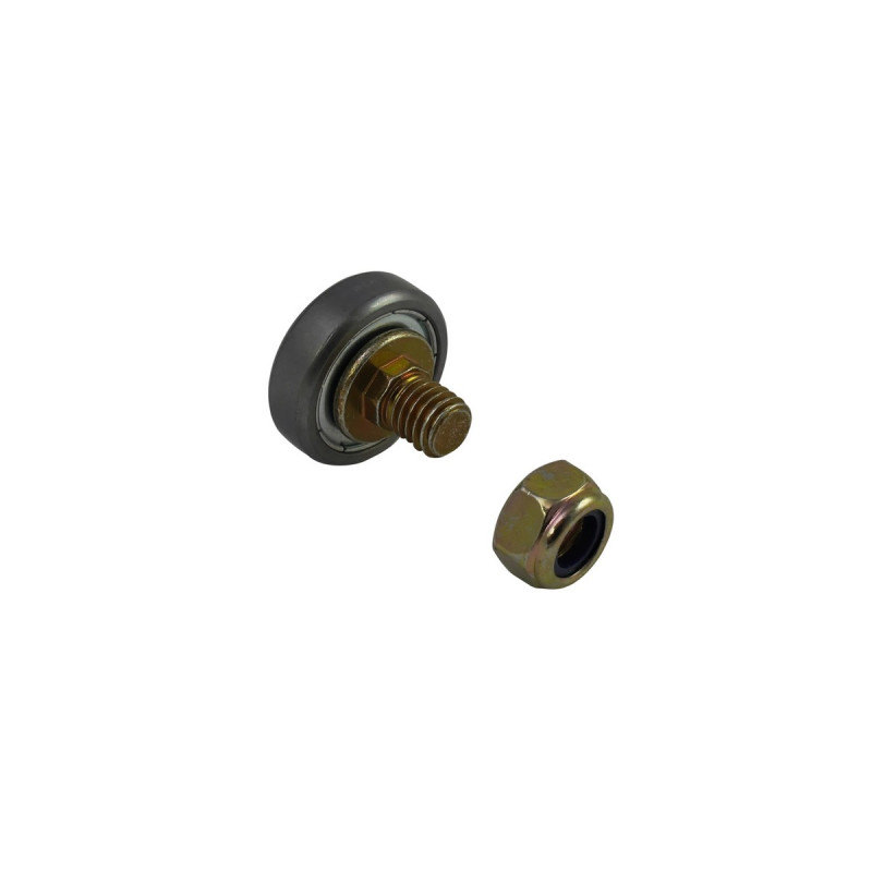 Edscha Laufrolle, 24 x 7 mm, mit Gewindebolzen M 8