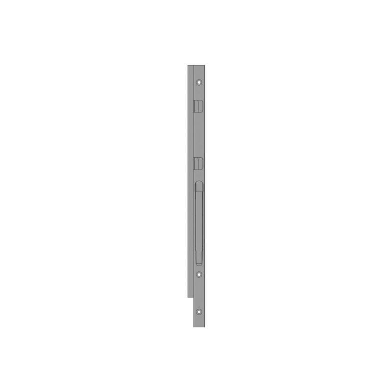 K20 Eckrunge vorne, rechts, Alu eloxiert, 800mm, Schraubversion