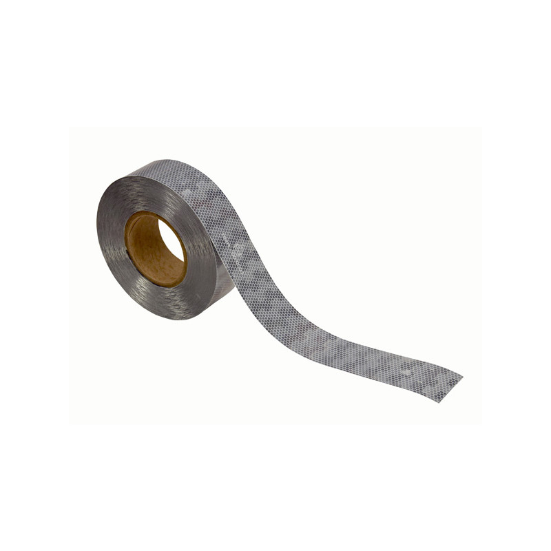 Konturmarkierung für Festaufbauten Avery Dennison, weiß, Breite 55 mm, Länge 50 m, Typ III, retroreflektierend RA3/C, Konturmarkierung gemäß ECE 104, ECE 48 sowie § 53 Abs. 10...