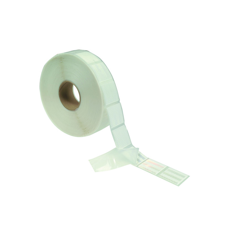 Konturmarkierung für Planenaufbauten 3M, weiß, Breite 51 mm, Länge 50 m, Typ III, retroreflektierend RA3/C, Konturmarkierung gemäß ECE 104, ECE 48 sowie § 53 Abs. 10 StVZO und...