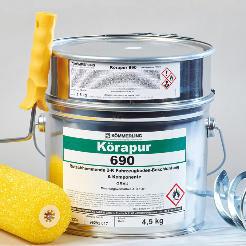 Körapur 690 Versiegelung, Körapur 690 A+B (Harz + Härter), 6 kg