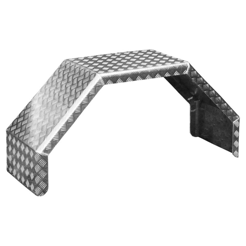 Kotflügel QA 135.45, Riffelblech 3/5, 450 × 1350 × 620 mm