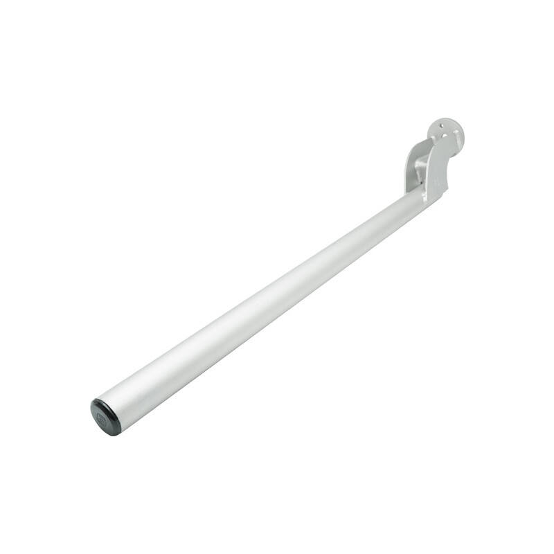Kotflügel-Tragrohr mit Flansch 42 x 830 mm, gekröpft
