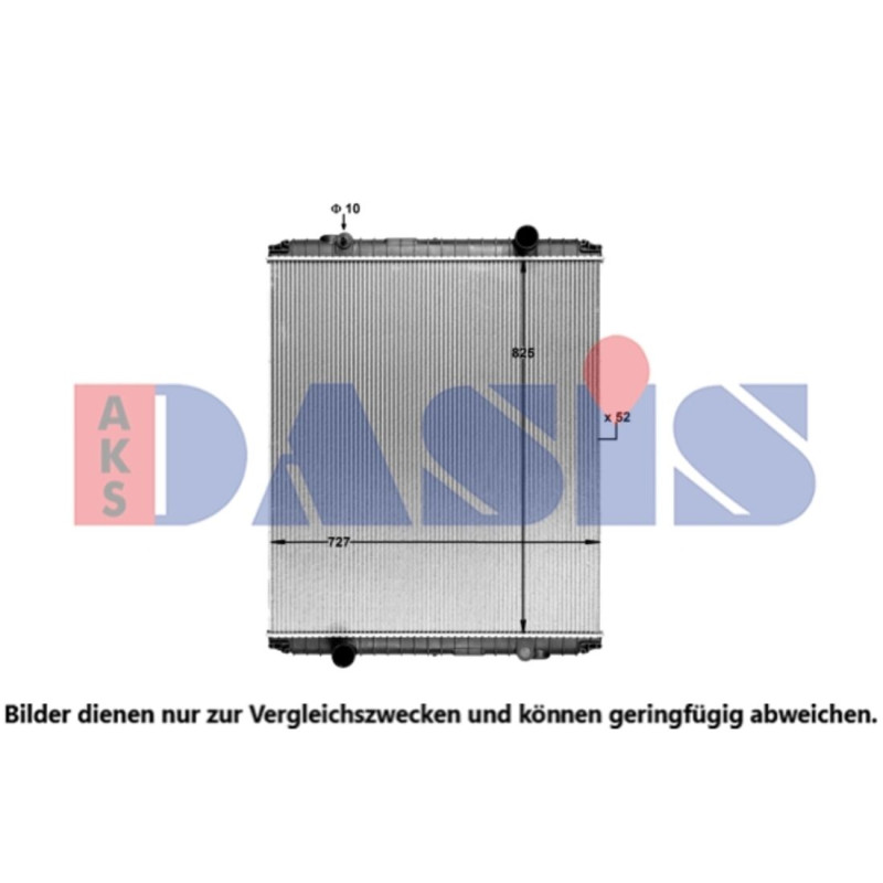Kühler, Motorkühlung, AKS DASIS 390012SXV