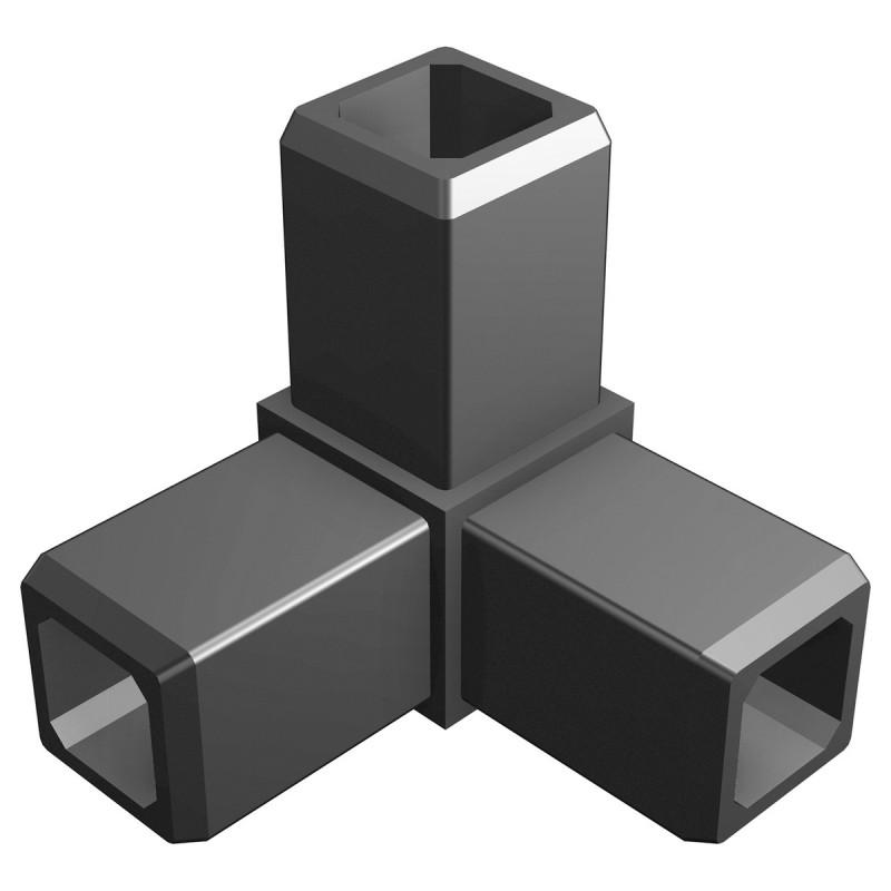 Kunststoff-Ecke zu 20 mm Alu-Steckprofilen