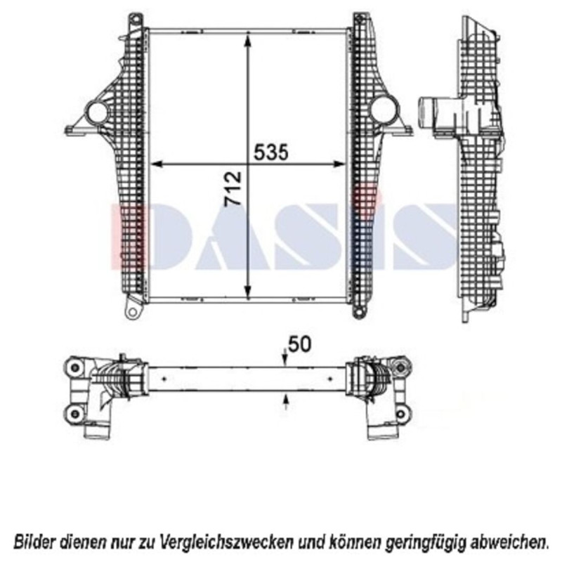 Ladeluftkühler, AKS DASIS 267017N