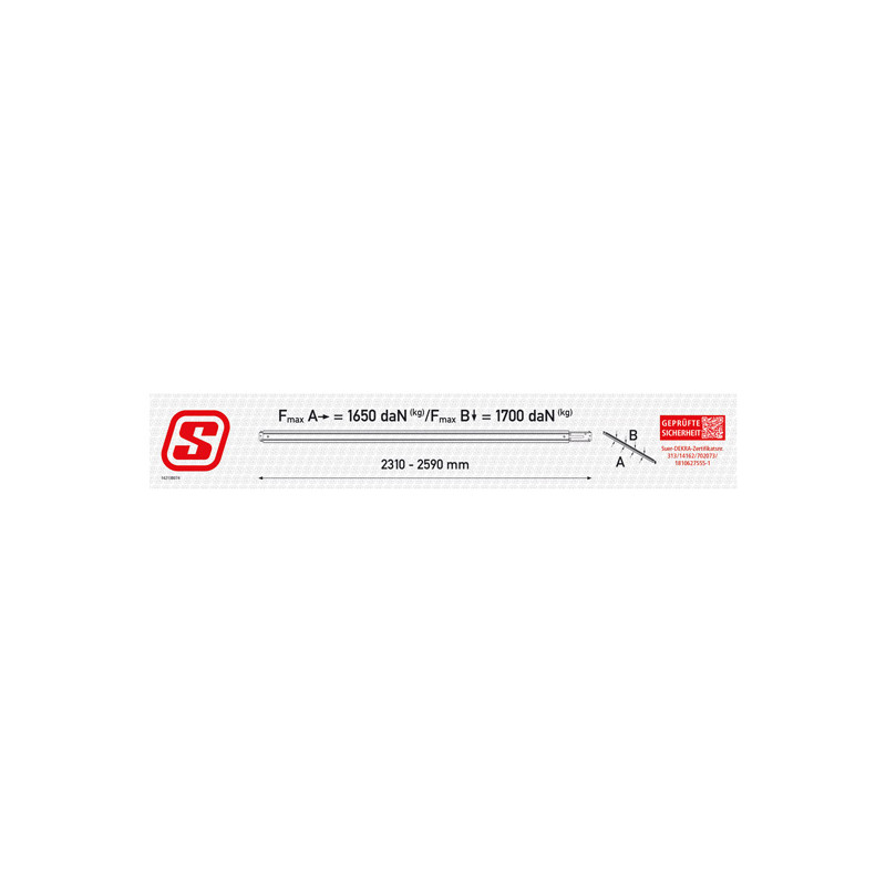 S-Line Aufkleber für Ladebalken 142138074