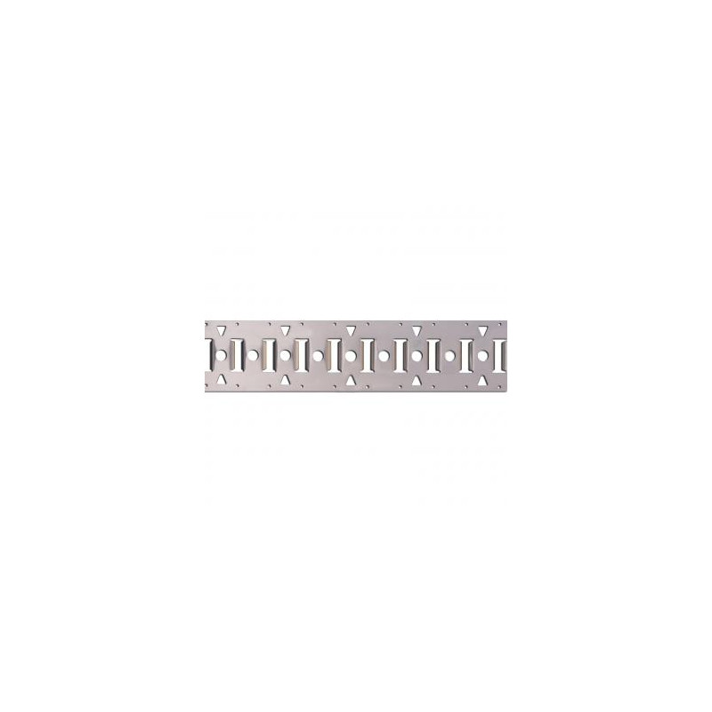 S-Line® Schlitz-Loch-Ankerschiene 3008-FL, Edelstahl, 3000 mm