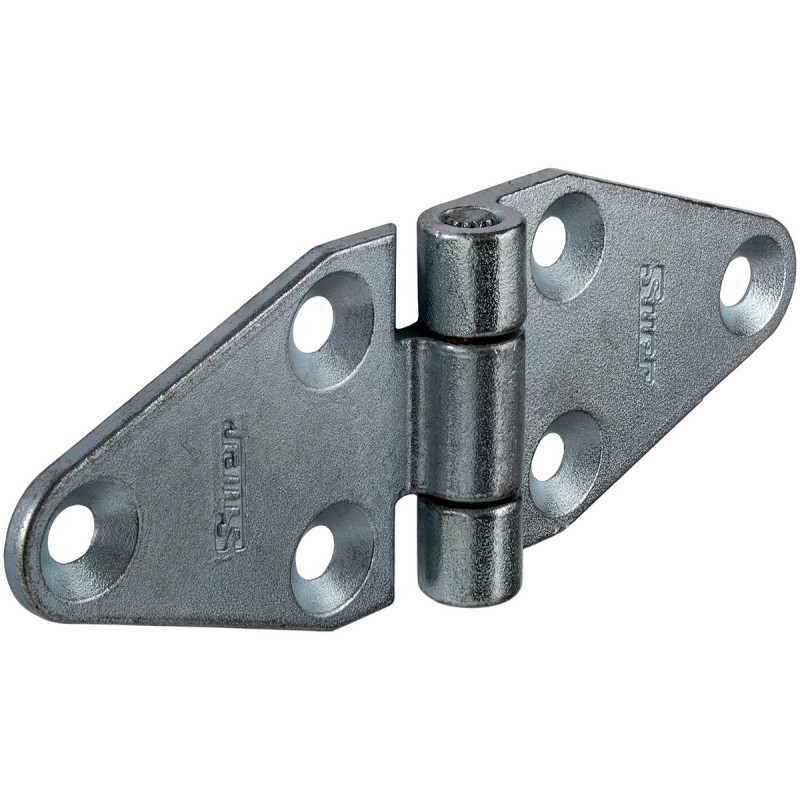 Seitentürscharnier, verzinkt, L=140 mm, B=50 mm, H=6,5 mm