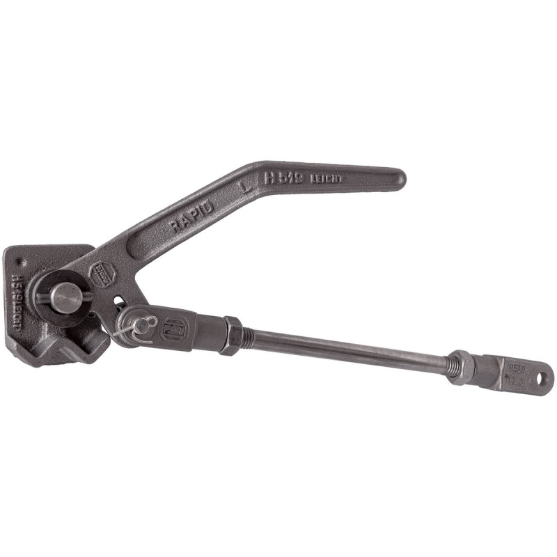 Übertotpunkt-Spanner H 519 leicht, links, Stahl roh