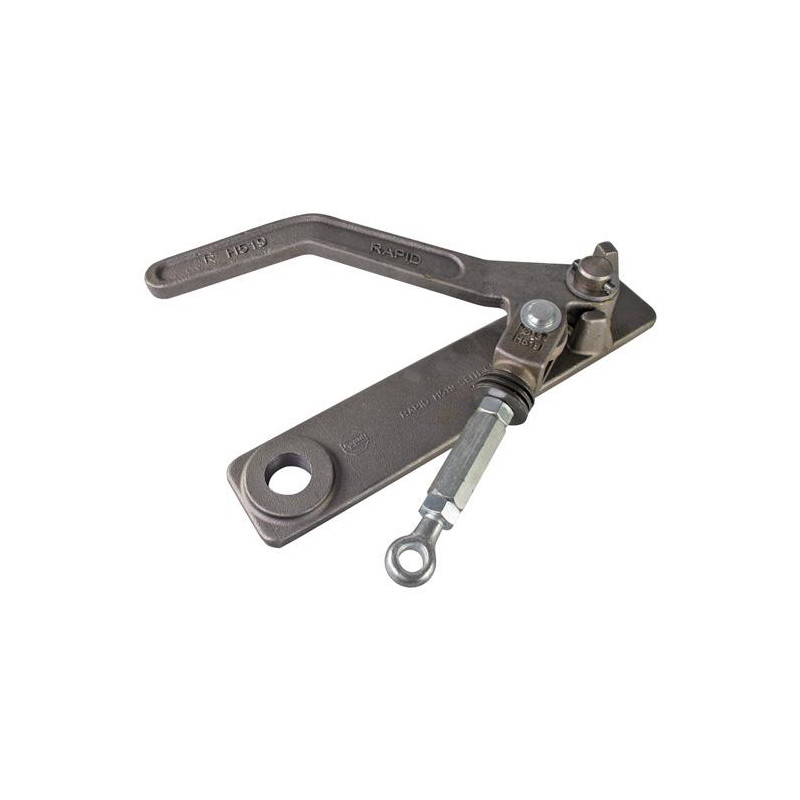 Übertotpunkt-Spanner H 519, seitlich, rechts, roh, für Ø 25 mm