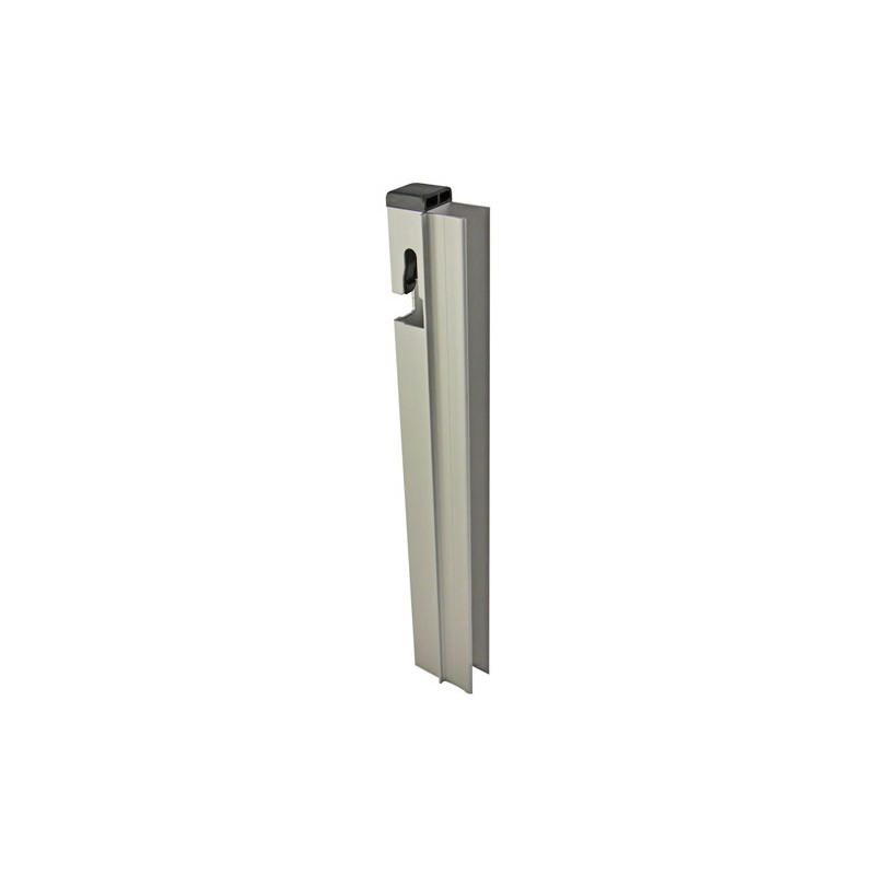 Verschlussprofil/Gegenhalter T 50, Aluminium, 300 mm, links