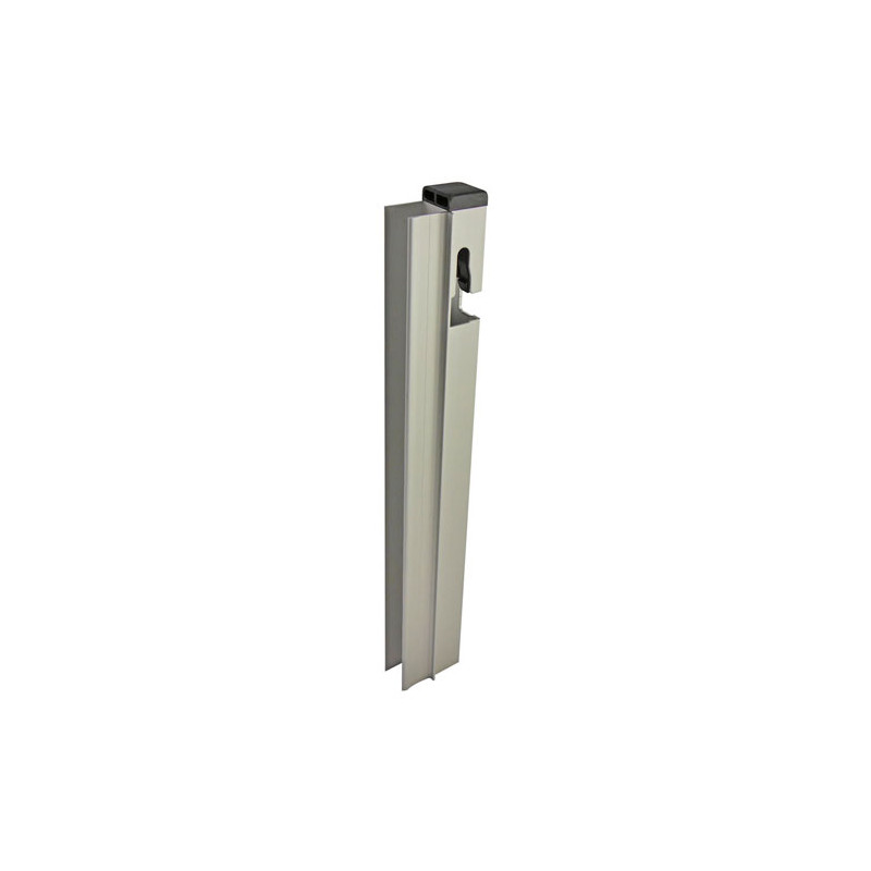 Verschlussprofil/Gegenhalter T 50, Aluminium, 300 mm, rechts