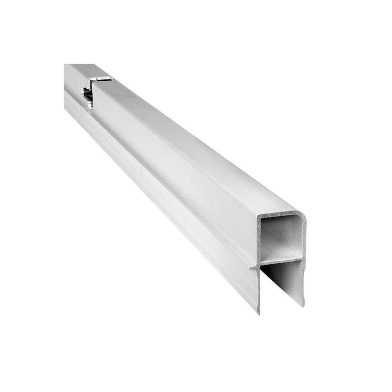 Verschlussprofil/Gegenhalter T 50, rechts, Alu elox, 1800 mm