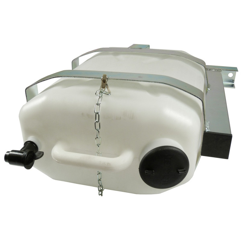 Wassertank aus Kunststoff, weiß, Halter, 25 Liter, 460 x 350 mm