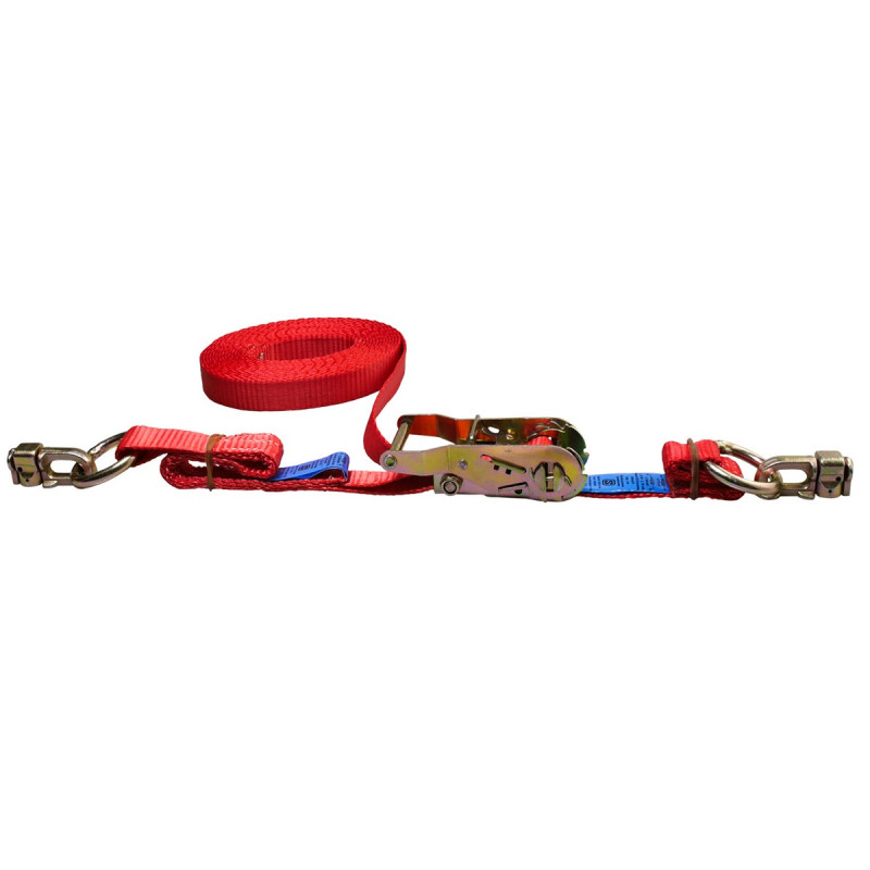 Zurrgurt 1515, 6 m, zweiteilig, Ratsche, Doppel-Airline-Fitting