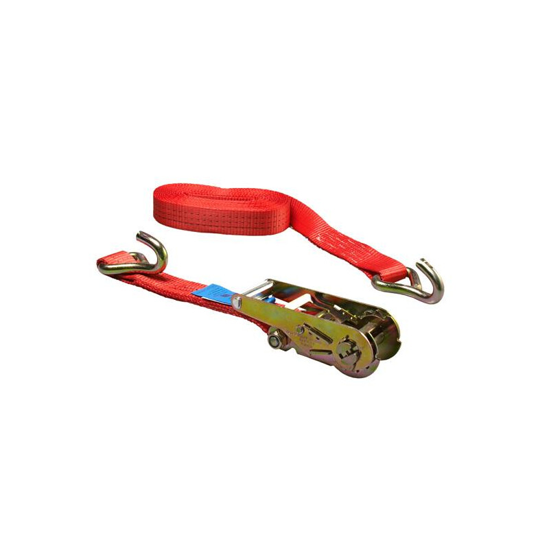 Zurrgurt 3018, 6 m, Standard-Ratsche, Spitzhaken einfach