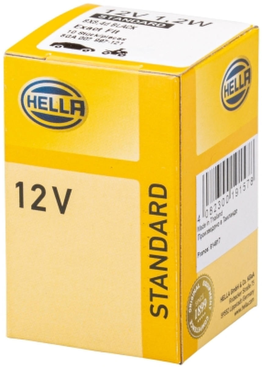 10 Glühlampen Instrumentenbeleuchtung Halogen HELLA für MAN MASSEY FERGUSON