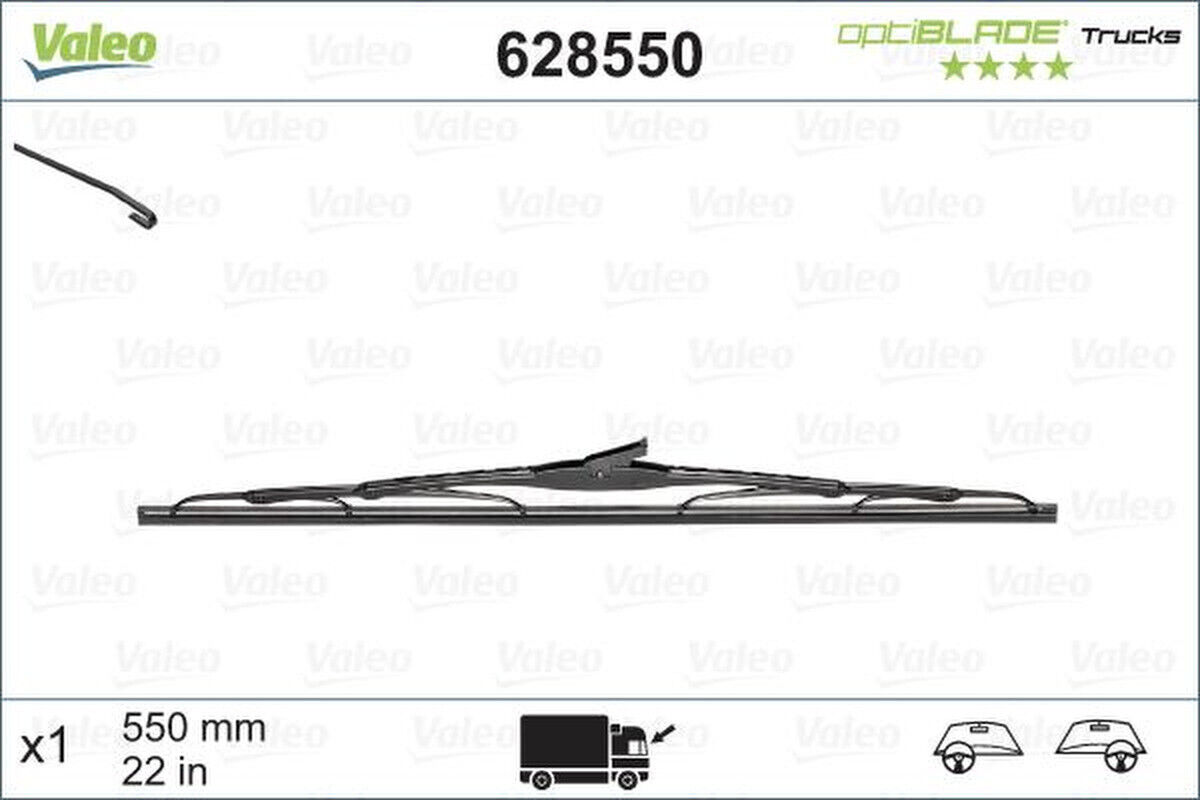 10 Wischblatt 550mm VALEO für CITROËN JUMPER I