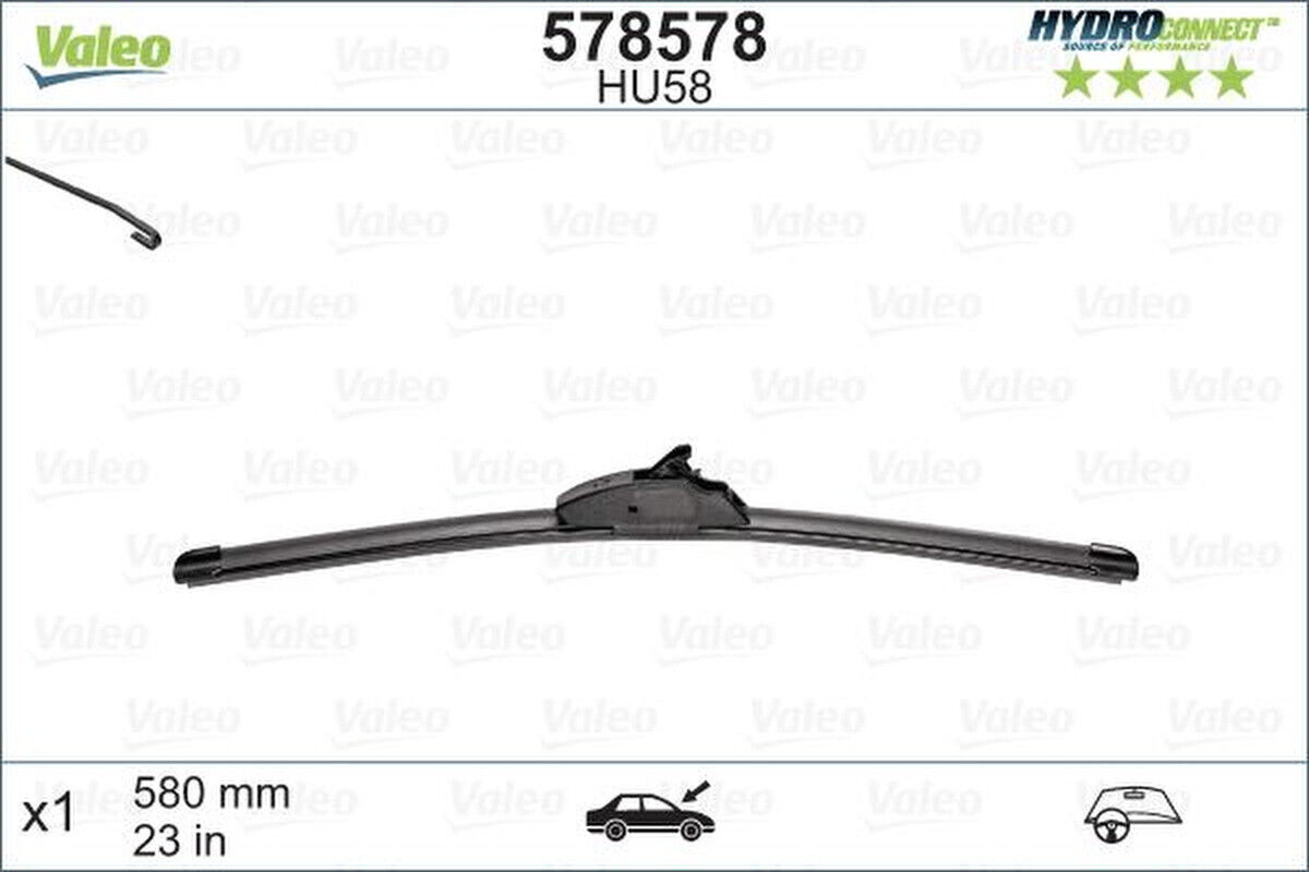 10 Wischblatt 580mm VALEO für BMW 3 (E46)