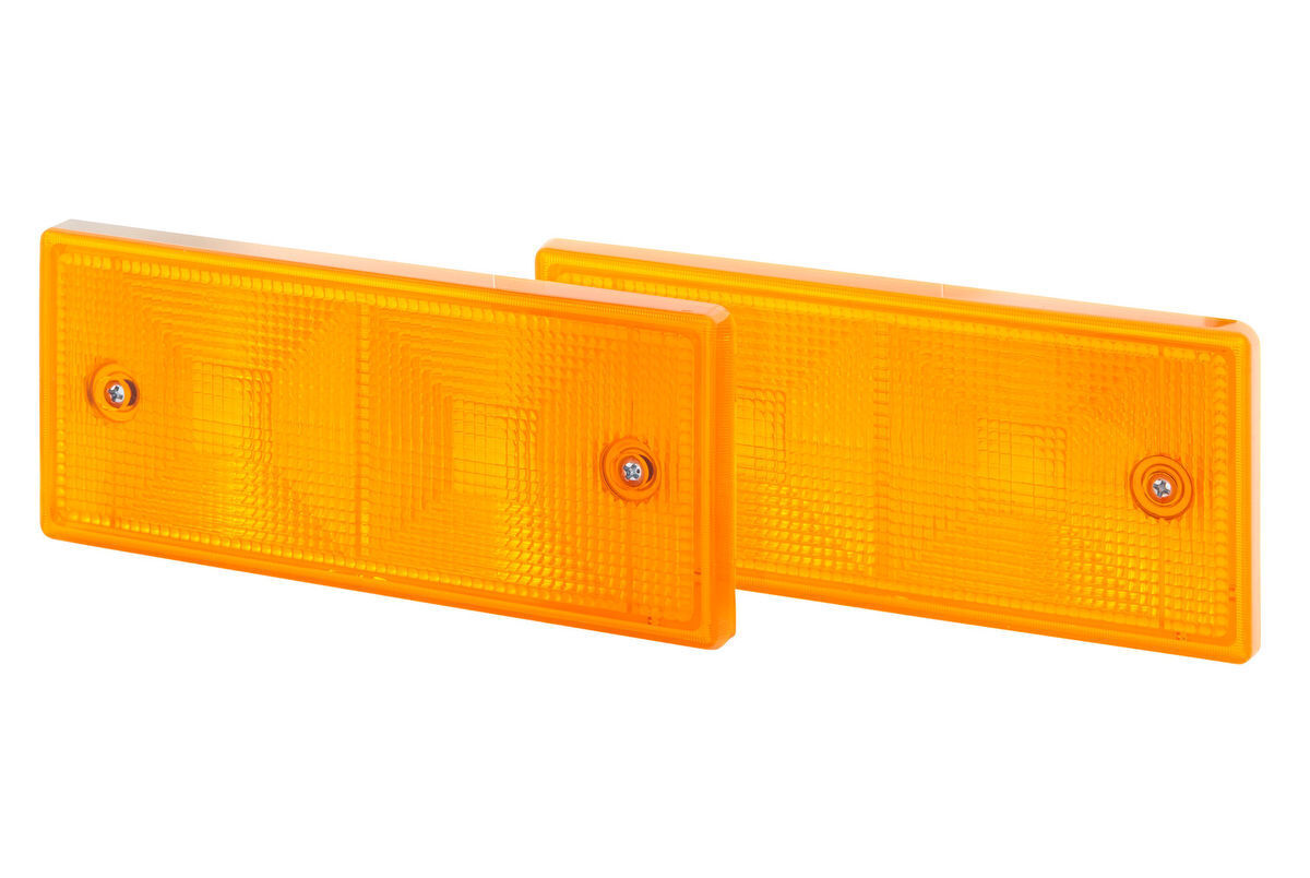 2 Lichtscheiben Blinkleuchten HELLA für AEBI