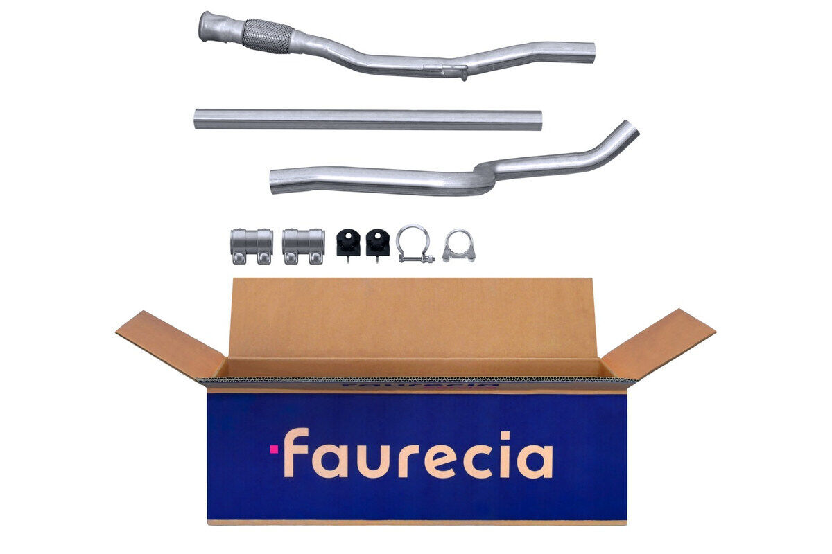 Abgasrohr Easy2Fit mit Anbauteilen Hella 3-teilig für CITROEN C3 I PEUGEOT 1007