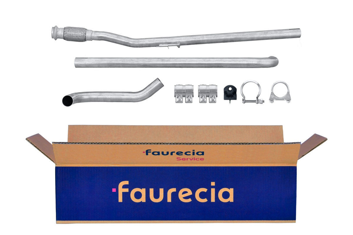 Abgasrohr Easy2Fit mit Anbauteilen Hella 3-teilig für PEUGEOT 207 (WA_, WC_)