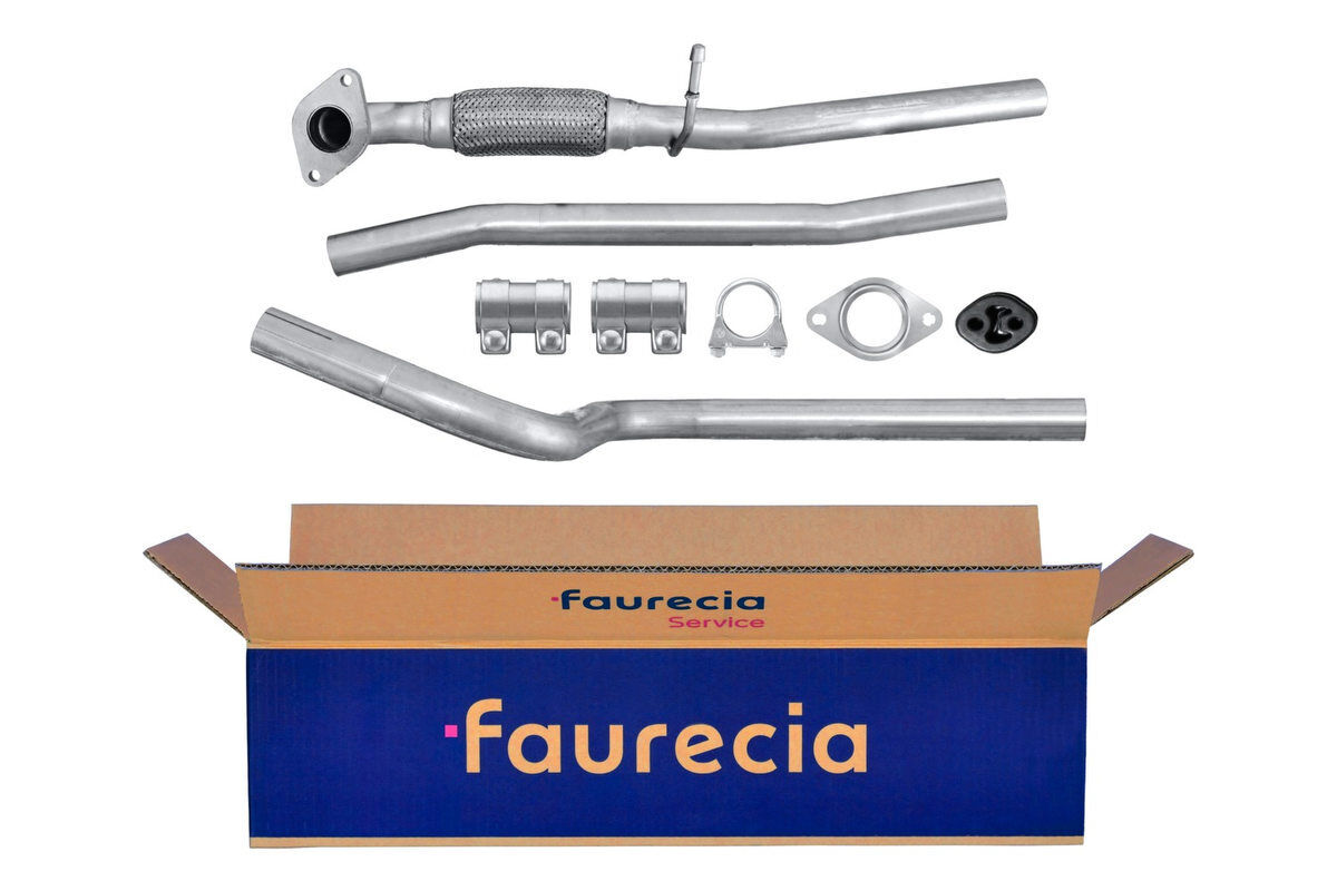 Abgasrohr Easy2Fit mit Anbauteilen HELLA für FORD FIESTA V