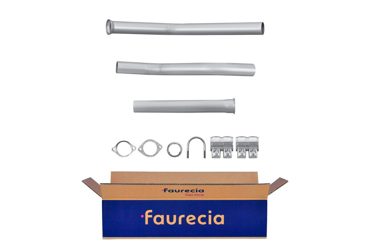 Abgasrohr Easy2Fit mit Anbauteilen HELLA für MERCEDES 124 Stufenheck