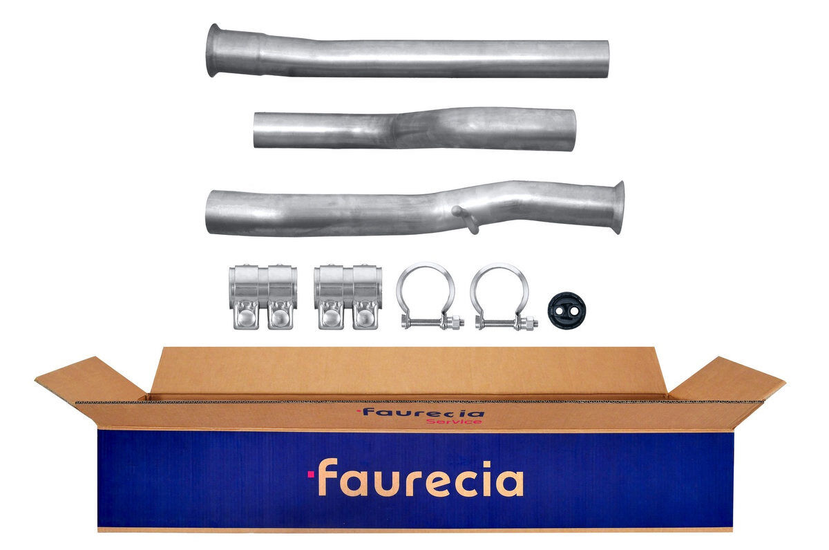 Abgasrohr Easy2Fit mit Anbauteilen HELLA für PEUGEOT 607 (9D 9U)