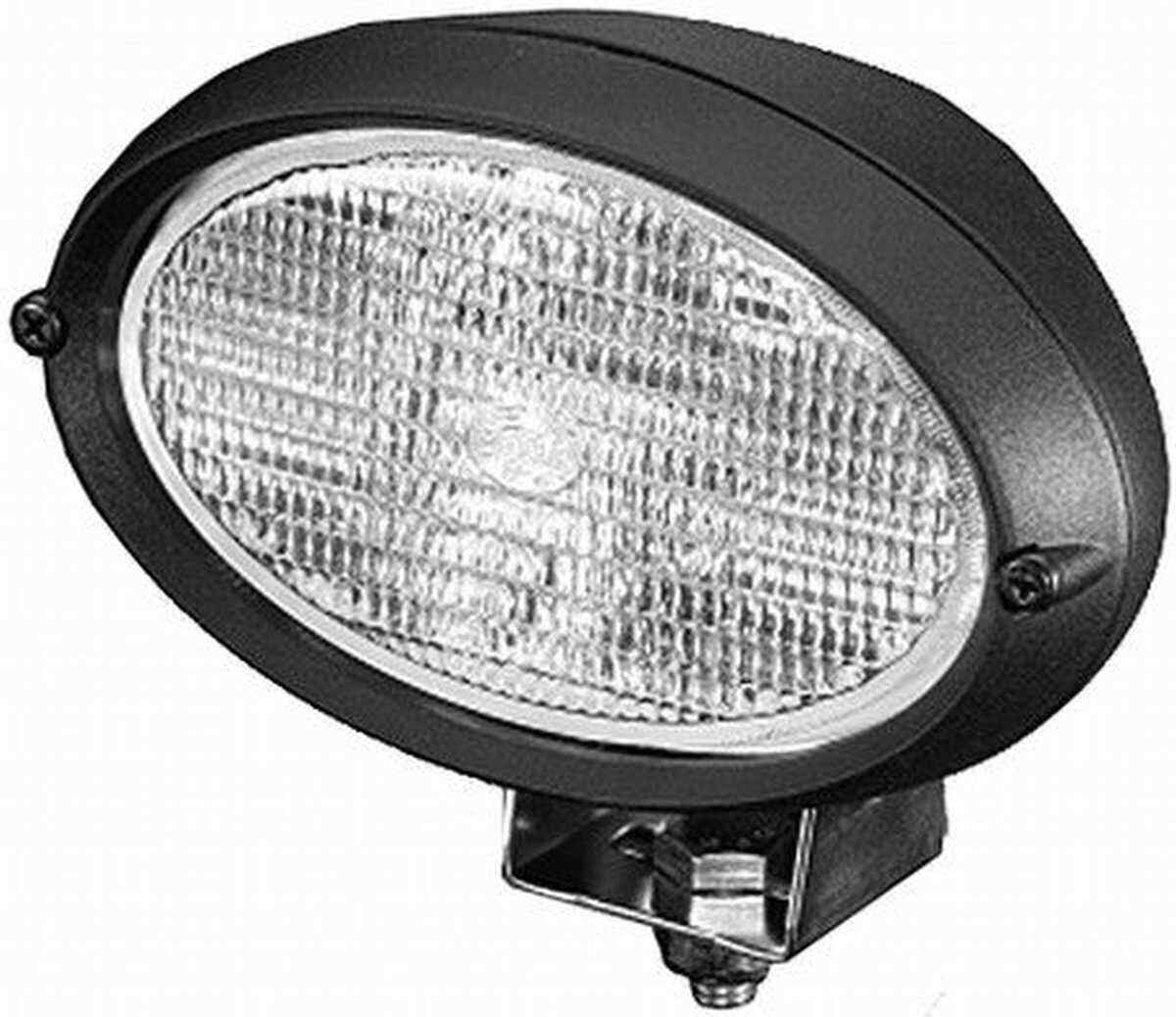 Arbeitsscheinwerfer Halogen HELLA Oval 100 24V Anbau stehend Nahfeldauslechtung