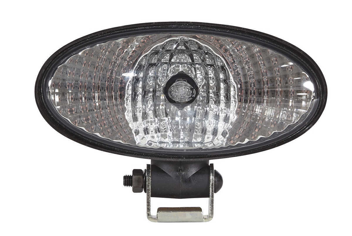 Arbeitsscheinwerfer Halogen HELLA Oval 90 12V Anbau stehend Nahfeldauslechtung