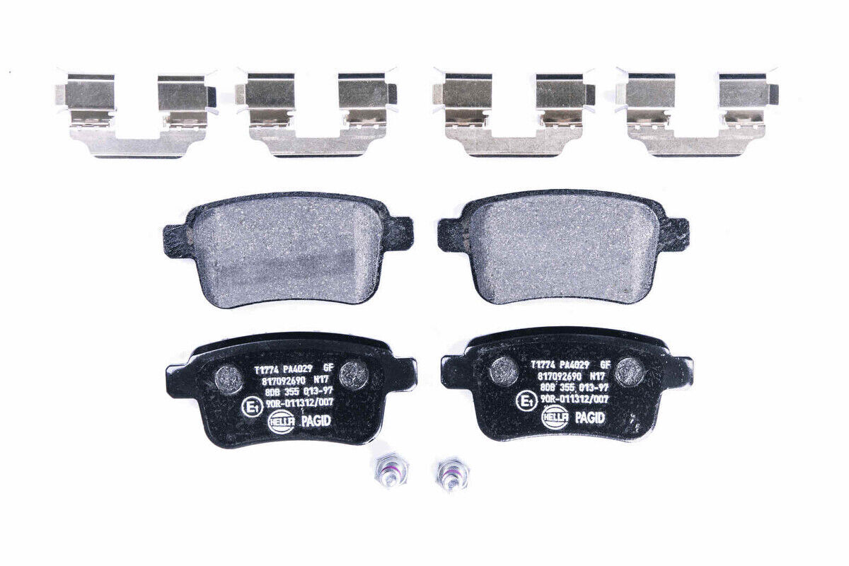 Bremsbelagsatz Bremsscheibe HELLA für RENAULT KANGOO Rapid (FW0/1_)