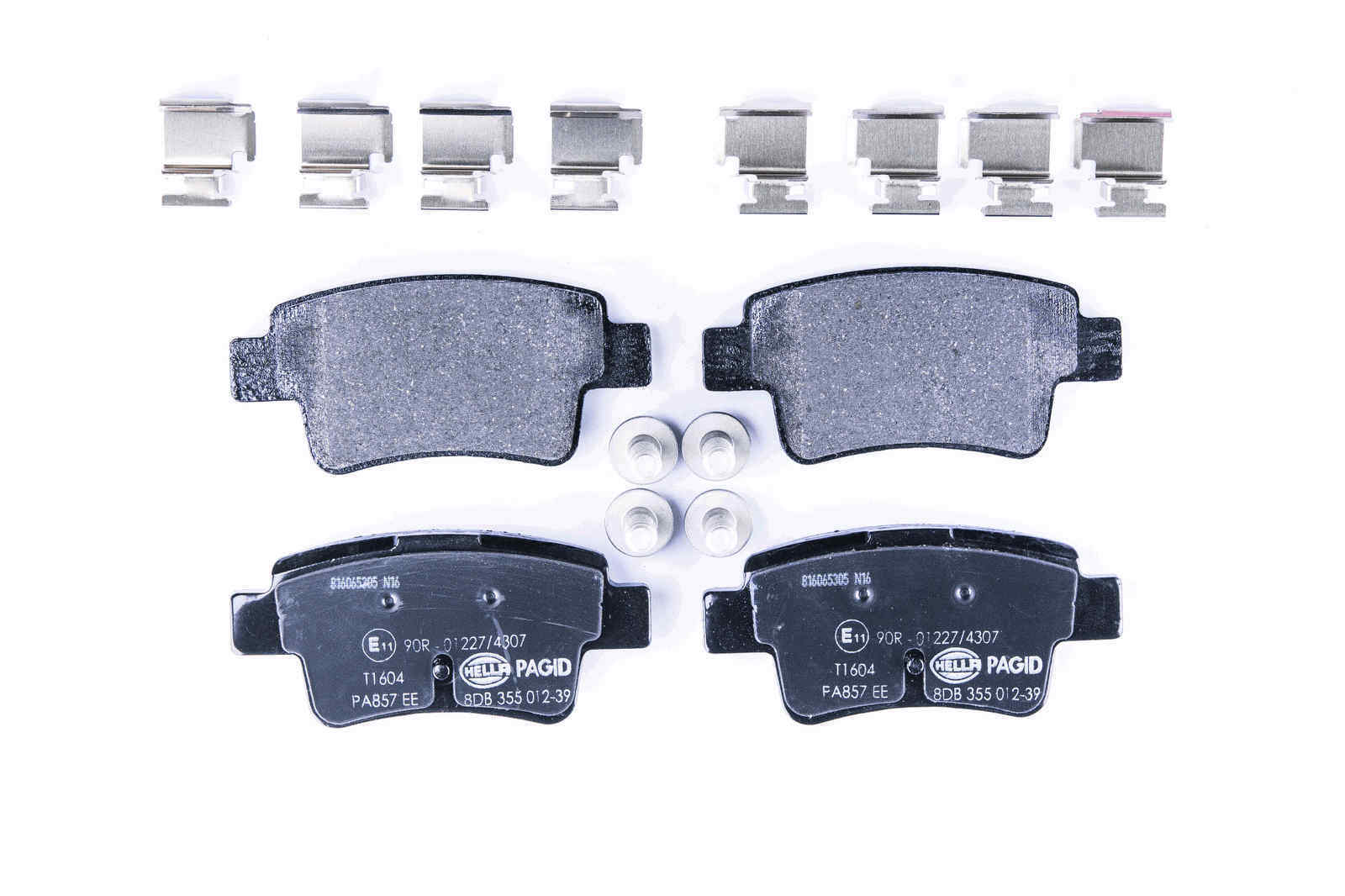 Bremsbelagsatz Bremsscheibe hinten HELLA für ABARTH FIAT