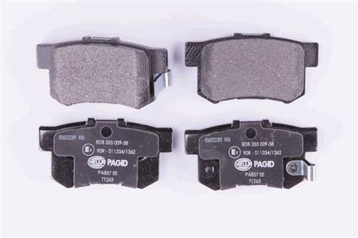 Bremsbelagsatz Bremsscheibe hinten HELLA für ACURA HONDA