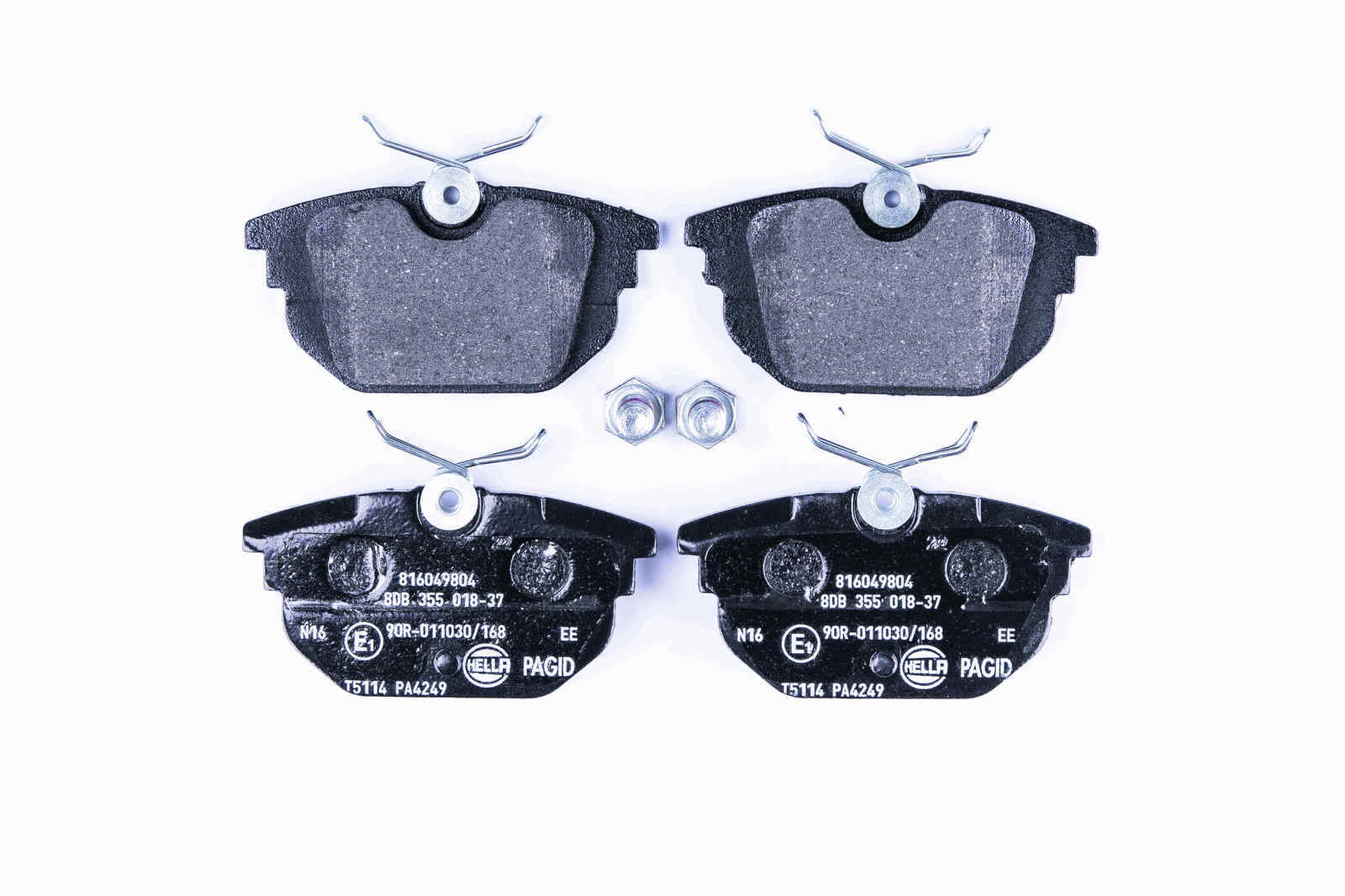 Bremsbelagsatz Bremsscheibe hinten HELLA für ALFA ROMEO FIAT LANCIA