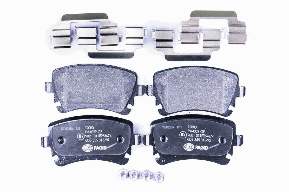 Bremsbelagsatz Bremsscheibe hinten HELLA für AUDI BENTLEY