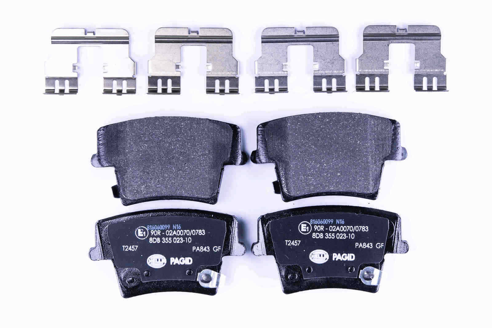 Bremsbelagsatz Bremsscheibe hinten HELLA für CHRYSLER DODGE