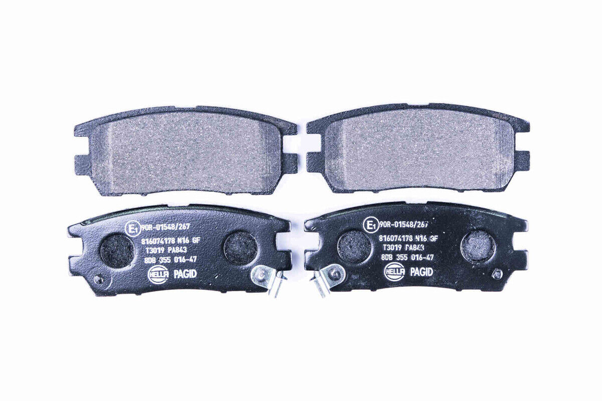 Bremsbelagsatz Bremsscheibe hinten HELLA für DELICA PAJERO MAGNA