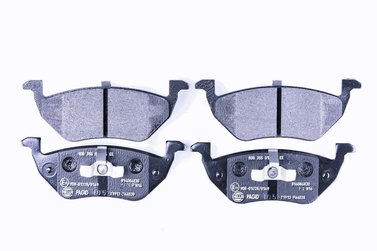 Bremsbelagsatz Bremsscheibe hinten HELLA für FORD MAZDA MERCURY