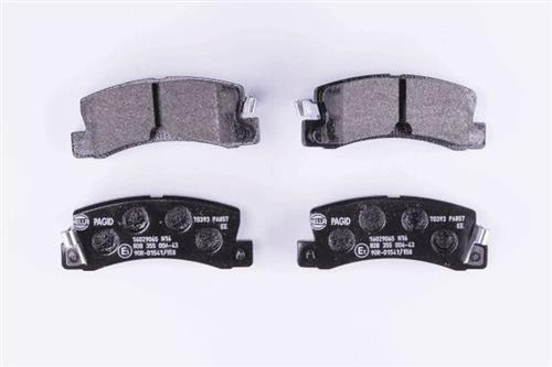 Bremsbelagsatz Bremsscheibe hinten HELLA für HOLDEN LEXUS TOYOTA
