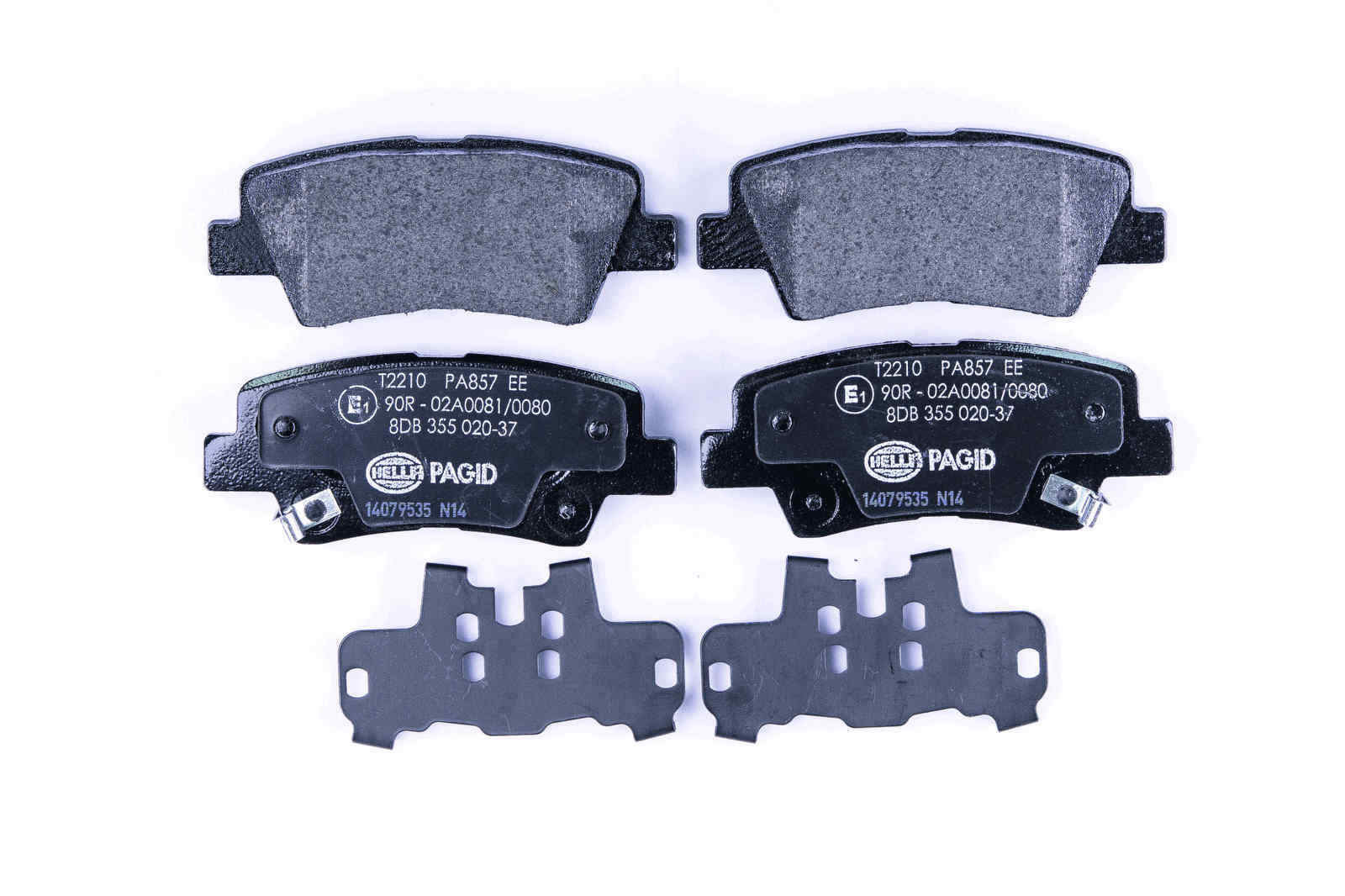 Bremsbelagsatz Bremsscheibe hinten HELLA für KIA SSANGYONG