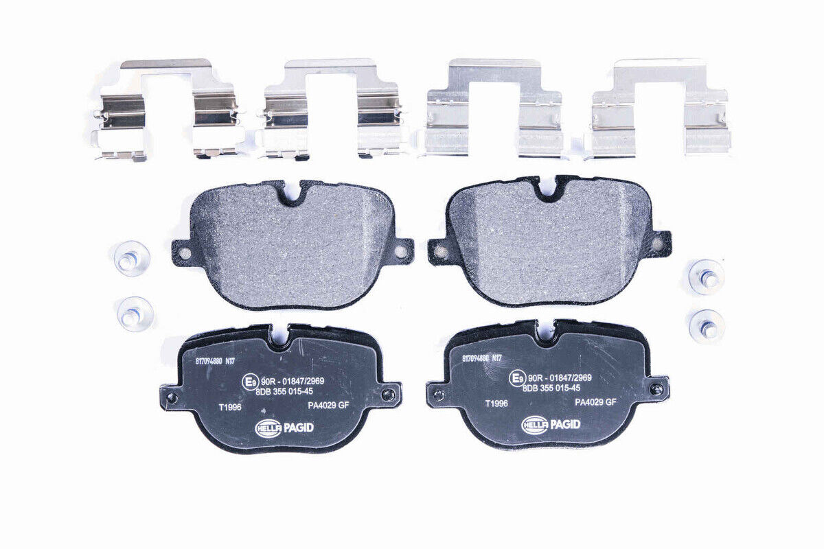 Bremsbelagsatz Bremsscheibe hinten HELLA für LAND ROVER