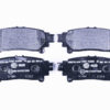 Bremsbelagsatz Bremsscheibe hinten HELLA für LEXUS TOYOTA