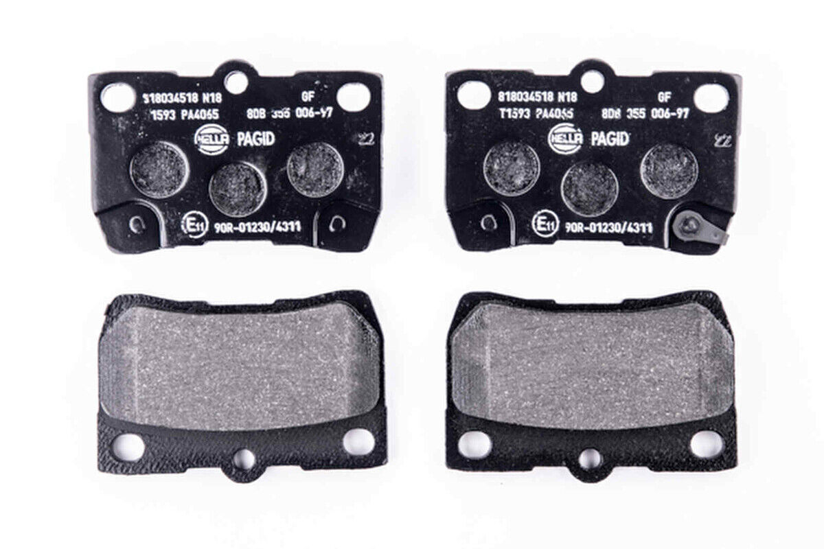 Bremsbelagsatz Bremsscheibe hinten HELLA für LEXUS TOYOTA