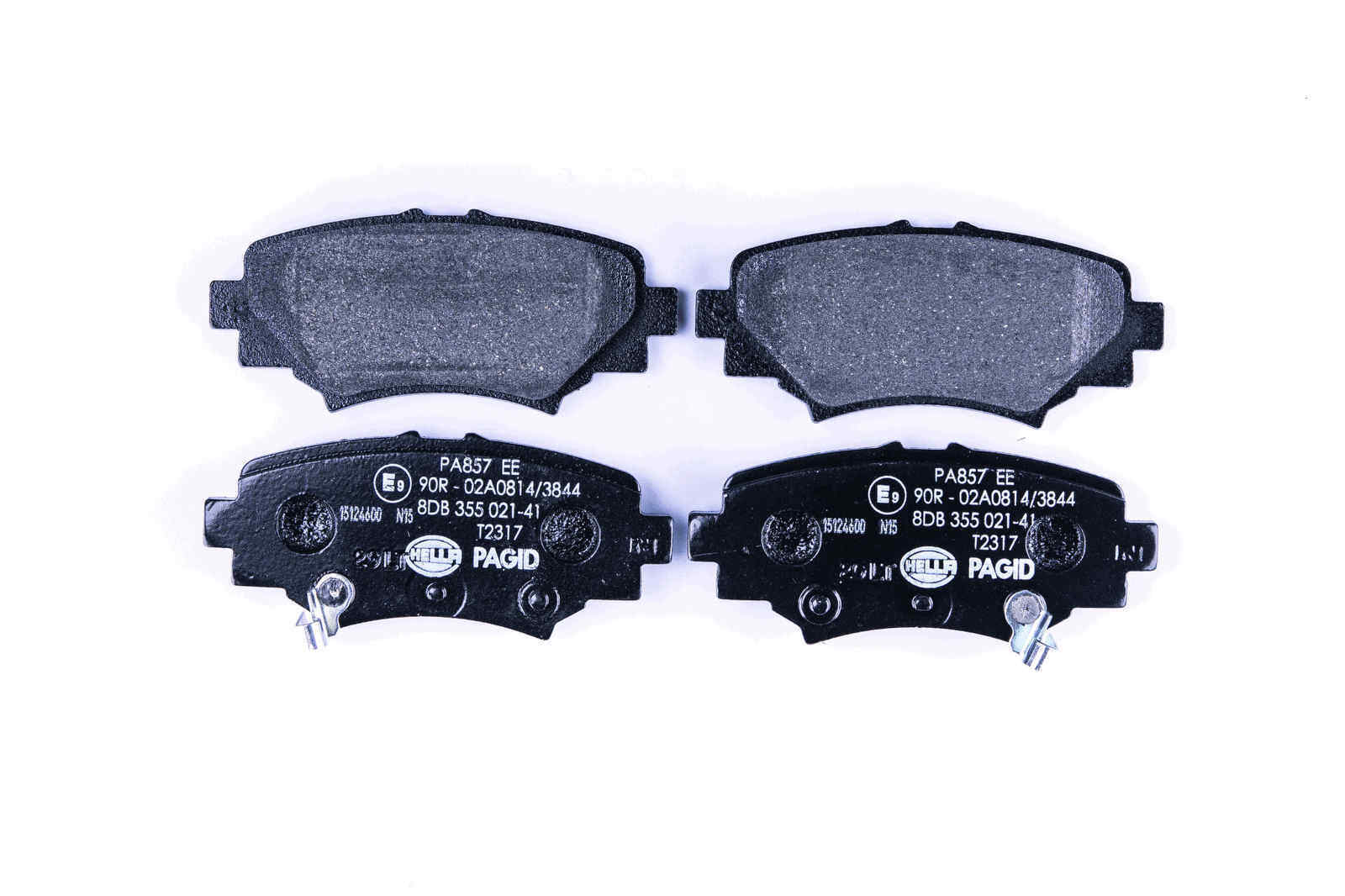 Bremsbelagsatz Bremsscheibe hinten HELLA für MAZDA 3