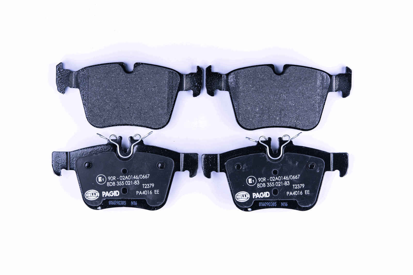 Bremsbelagsatz Bremsscheibe hinten HELLA für MERCEDES C-KLASSE GLC