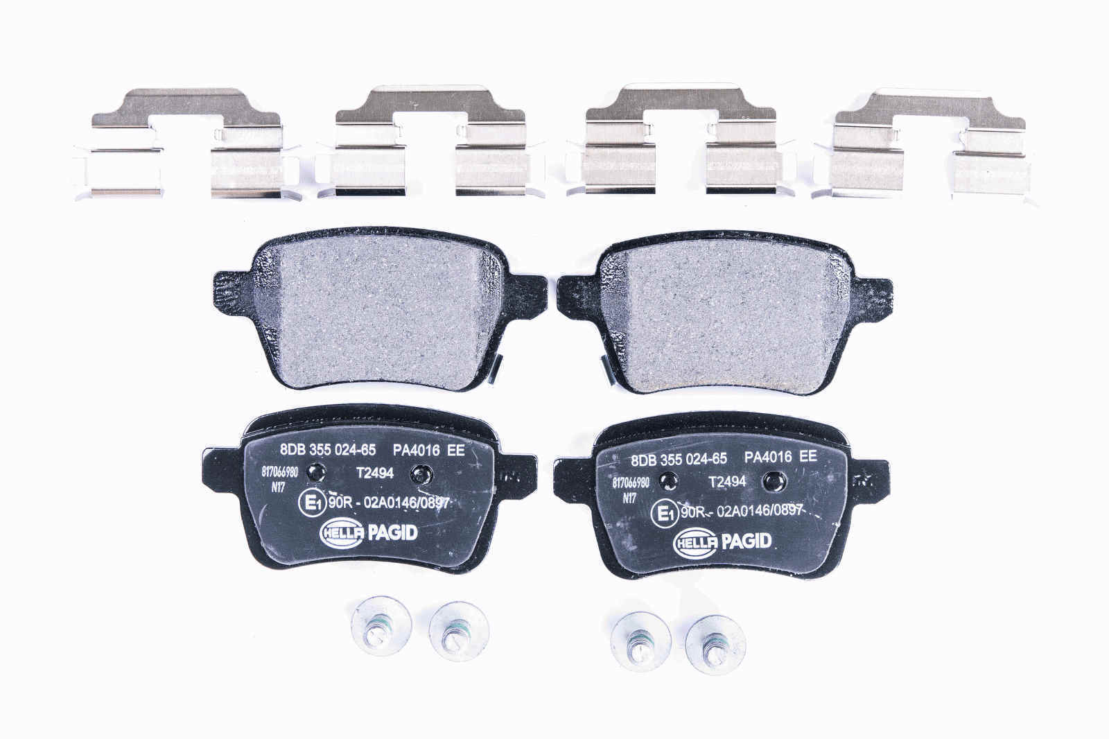 Bremsbelagsatz Bremsscheibe hinten HELLA für OPEL VAUXHALL
